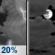 Tonight: A slight chance of showers and thunderstorms before midnight. Mostly cloudy, with a low around 61. Northwest wind 0 to 10 mph. Chance of precipitation is 20%. Tonight: Slight Chance Showers And Thunderstorms then Mostly Cloudy